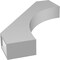 Ekena Millwork 3-in. W x 18-in. D x 24-in. H Westlake Architectural Grade PVC Knee Brace BRCP03X18X24WTL - alternate 4